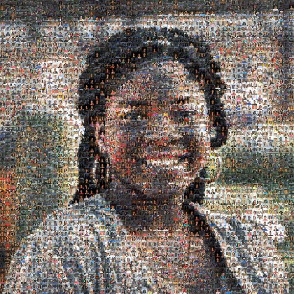 Smile photo mosaic