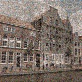 Oude Rijn Graanmagazijn voor den Armen Oude Rijn Waterway Canal Property Building Architecture Town Facade House Mixed-use Real estate