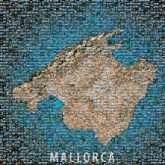 Topographic map Satellite imagery Topography Map Mallorca World Island Geology Archipelago Continental shelf Rock Coastal and oceanic landforms Peninsula Landscape