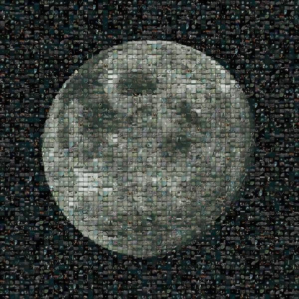 Moon photo mosaic