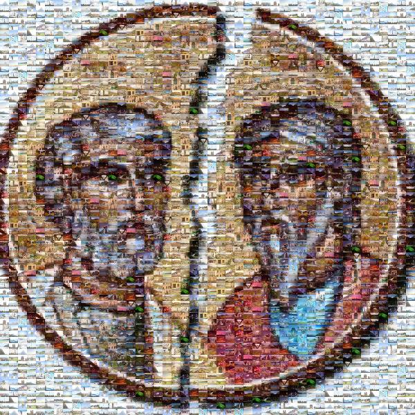 Saint Peter photo mosaic