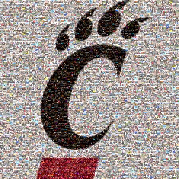 Cincinnati Bearcats football photo mosaic