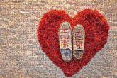 Red Heart Love Footwear Valentine