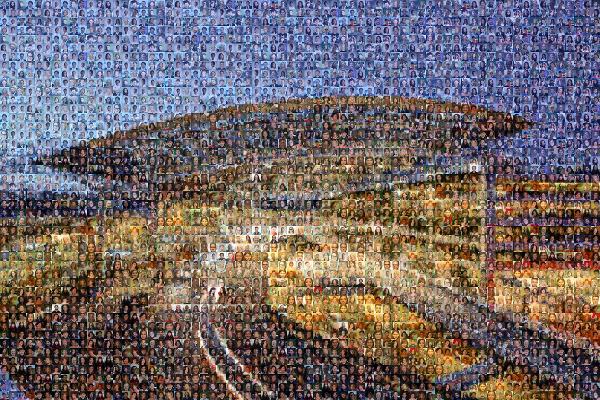 Portland International Airport photo mosaic