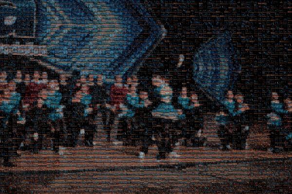 Choreography photo mosaic