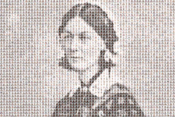Florence Nightingale photo mosaic