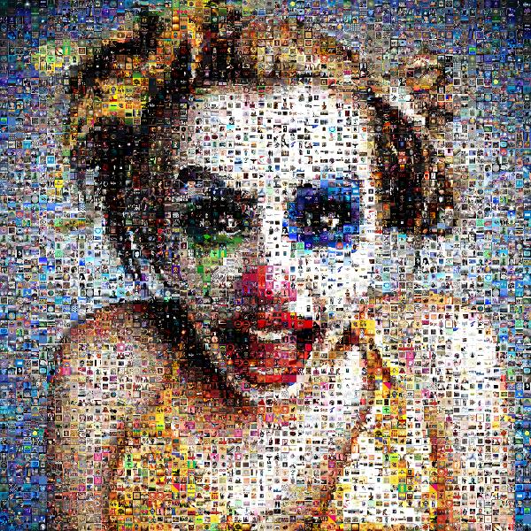 Clown photo mosaic