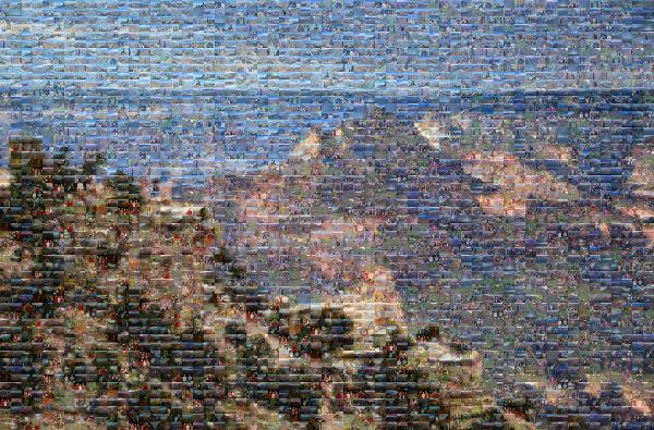 Grand Canyon National Park photo mosaic