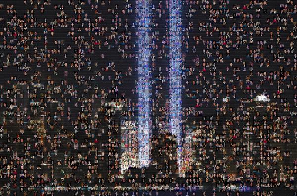 9/11 Memorial photo mosaic