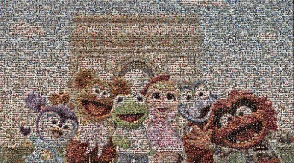 Muppet Babies photo mosaic