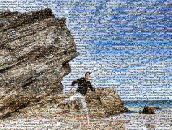 Sea photo mosaic