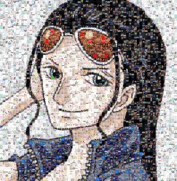 Nico Robin photo mosaic