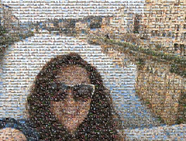 Ponte alle Grazie photo mosaic