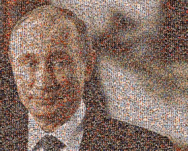 Vladimir Putin photo mosaic