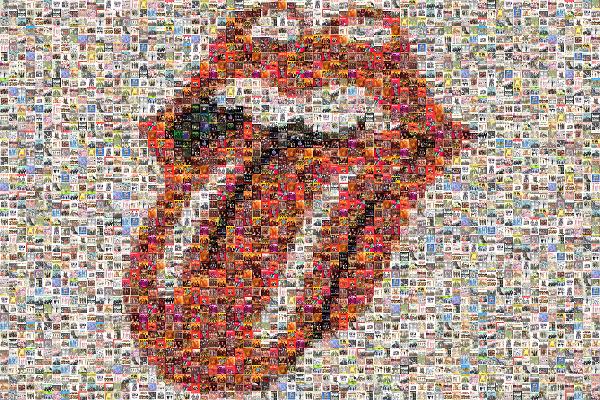 The Rolling Stones photo mosaic
