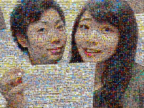 Friendship photo mosaic