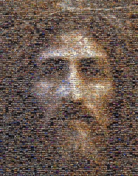 Shroud of Turin photo mosaic