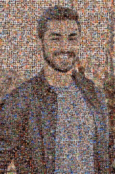 Beard photo mosaic