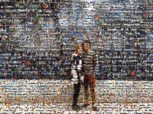 Wall of Love photo mosaic