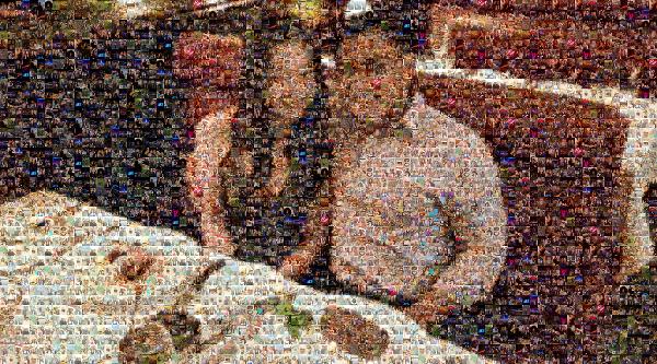 Restaurant photo mosaic
