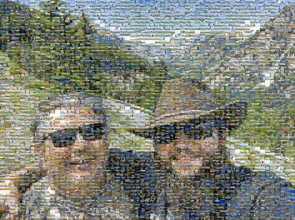 Beartooth Highway photo mosaic