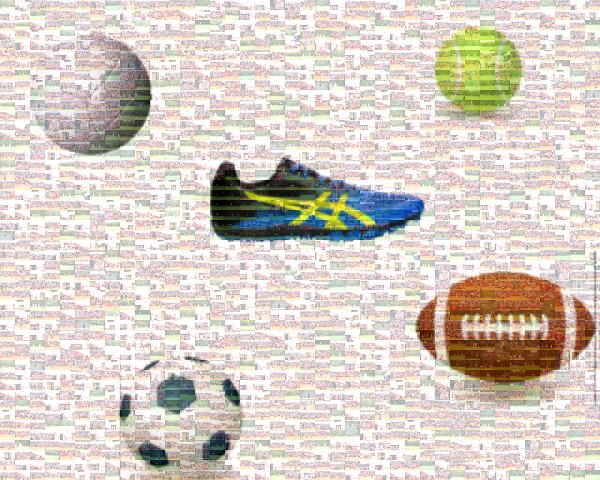 Ball photo mosaic