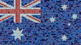 Flag of Australia Australia Flag Australian Antarctic Territory Electric blue