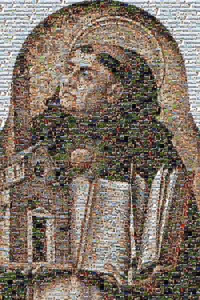 St. Mary's Cathedral photo mosaic