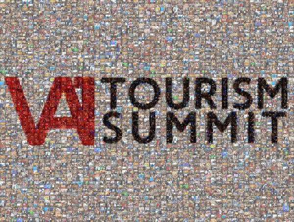 Tourism photo mosaic