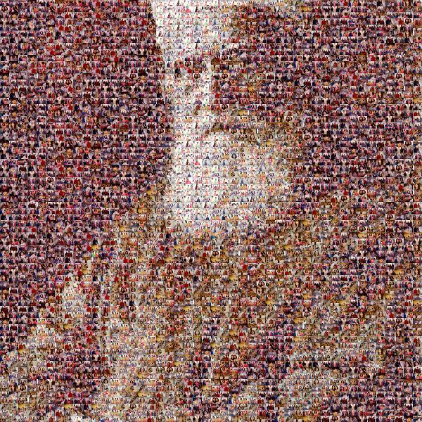 `Abdu'l-Bahá photo mosaic