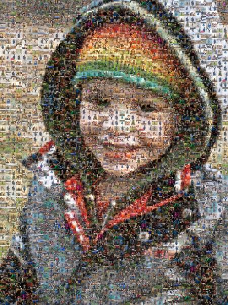 Beanie photo mosaic