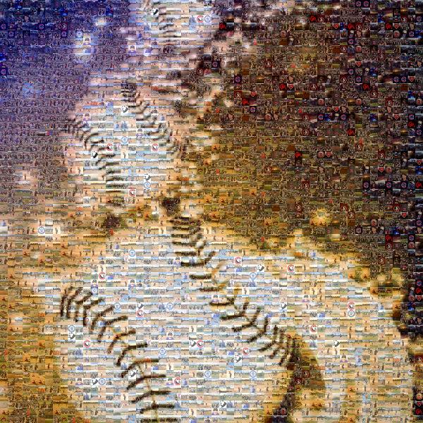 Baseball photo mosaic