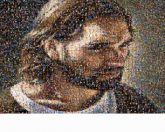 Liz Lemon Swindle Son of Man: Miracles of Jesus The Church of Jesus Christ of Latter-day Saints Painting Christian art Art Fine Arts Deseret Book Company Giclée Hair Facial hair Beard Face Hairstyle Moustache Chin Eyebrow Nose Forehead