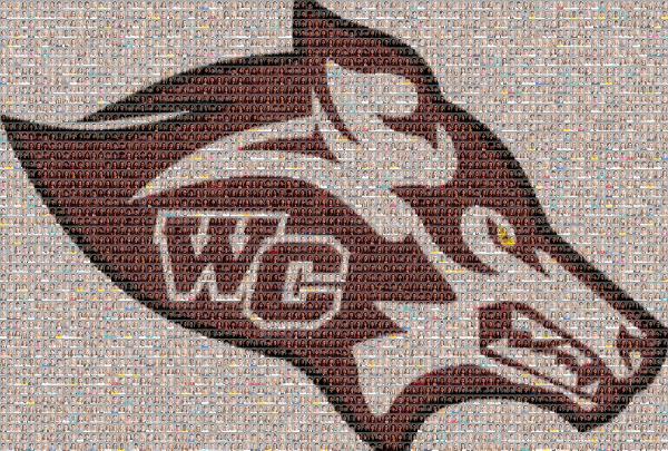Watford City High School photo mosaic