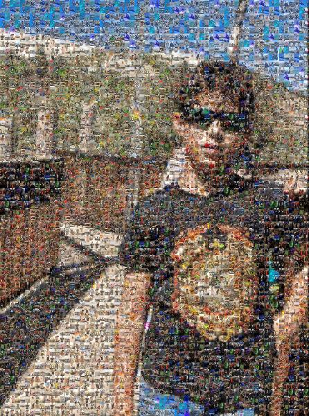 T-shirt photo mosaic