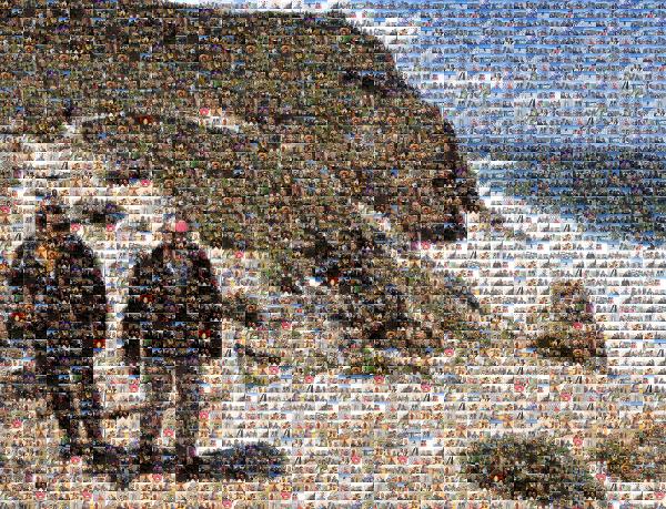 Dias Beach photo mosaic