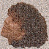 Afro Hair Face Hairstyle Nose Forehead Chin Jheri curl Cheek