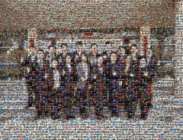 High school photo mosaic