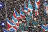 Yurina Hirate Yurina Hirate Risa Watanabe Fujikyu Highland Skate Center Keyakizaka46 欅共和国 Fuji-Q Highland Hinatazaka46 Sakamichi AKB Flag People Flag of the united states Event Flag Day (USA) Crowd Veterans day Holiday Independence day Demonstration