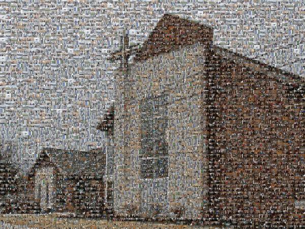 Residential area photo mosaic