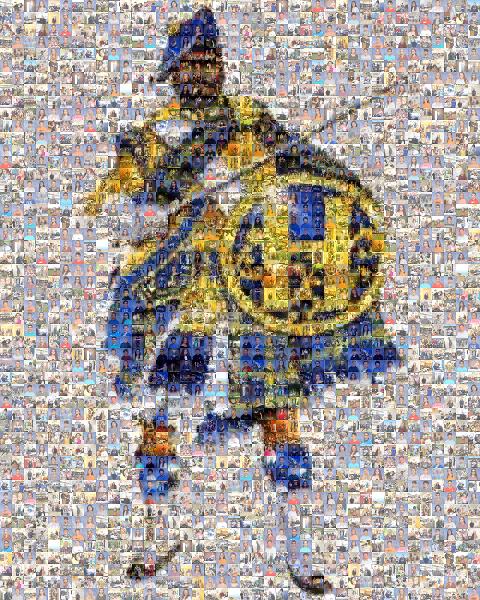 Radford Highlanders men's soccer photo mosaic