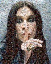 Sharon Osbourne Black Sabbath Music 13 Album Greatest Hits Heavy metal Musical ensemble Face Nose Lip Eyebrow Beauty Lady Cheek Black hair Smoking