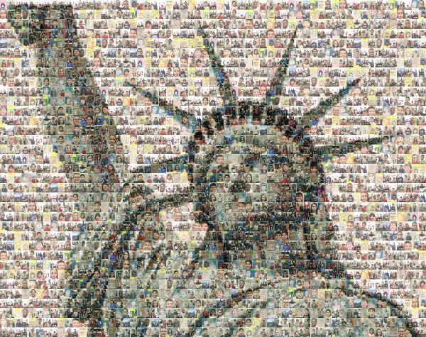 Statue of Liberty photo mosaic