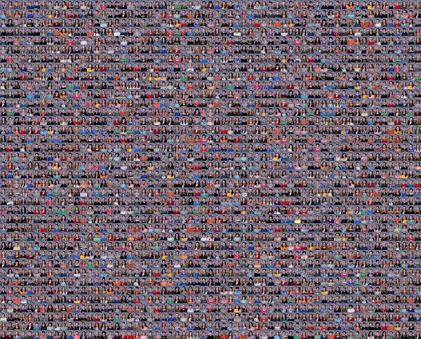Computer mouse photo mosaic
