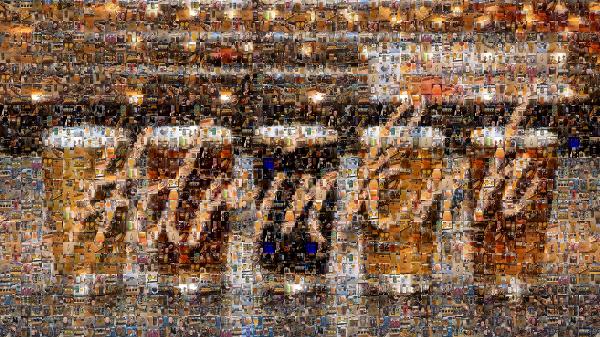 Beer photo mosaic