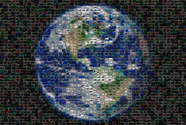 Earth photo mosaic