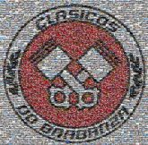 AUTOS DUNAS ESCUDERÍA VIGO CLÁSICOS Emblem Logo Symbol Trademark Brand Crest Sticker Circle