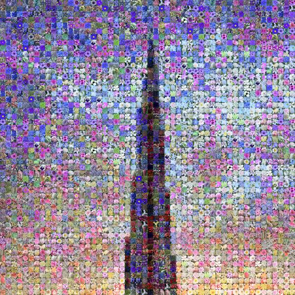 Burj Dubai photo mosaic