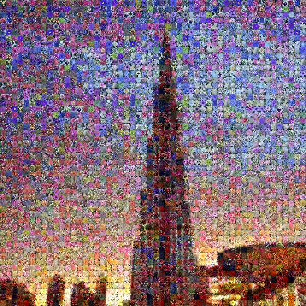 Burj Dubai photo mosaic