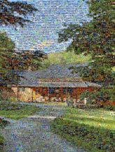 M-049 M-049 Architecture Japan Japanese architecture House Roof Home Cottage Shade Garden Lawn Estate Yard Farmhouse